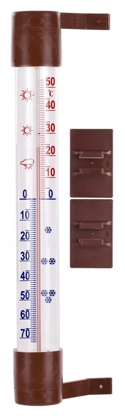 Bioterm Bruine zelfklevende externe thermometer