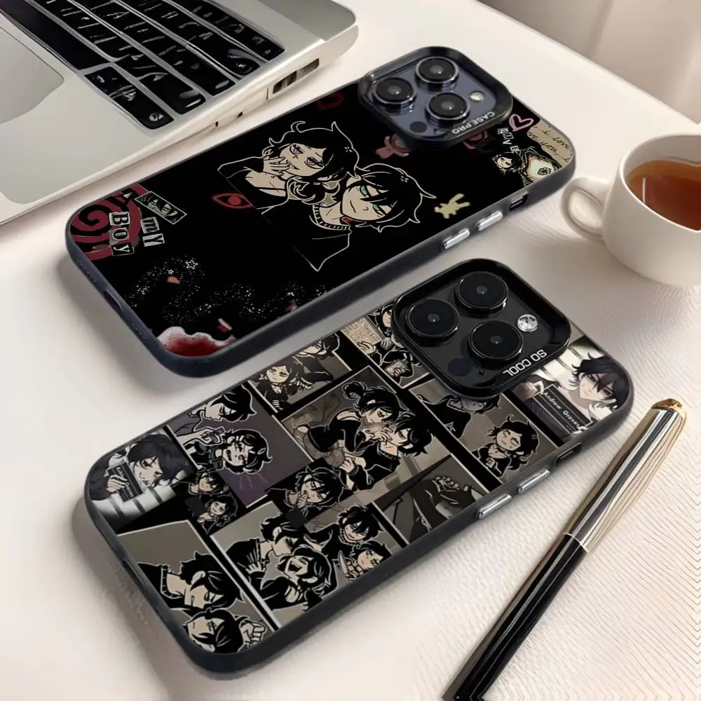 

Ashley Coffin Andy LeyLey Phone Case For iPhone 16,15,14,13,12,11,8,7,Pro,Max,Plus,Mini,XS,SE Anti Fall Black Matte Hard