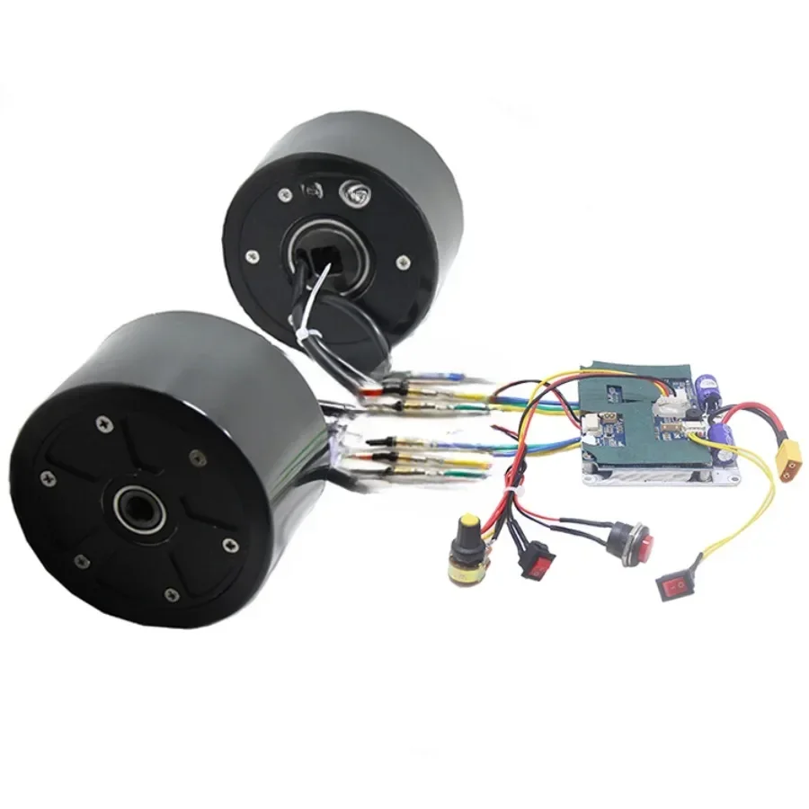 90 Motor 24/36V DC Brushless Scooter Wheel Hub Speed Regulation Motor Tool Balance Wheel Belt Grinder Drive Machine