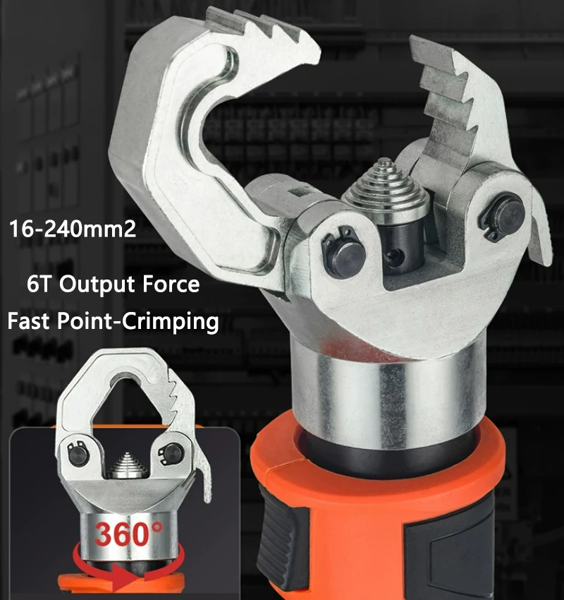Rechargeable Point-type Crimping Pliers MZ60IDCFM Innovative Without Mold Change 16-240mm2 Electric Hydraulic Crimping Pliers