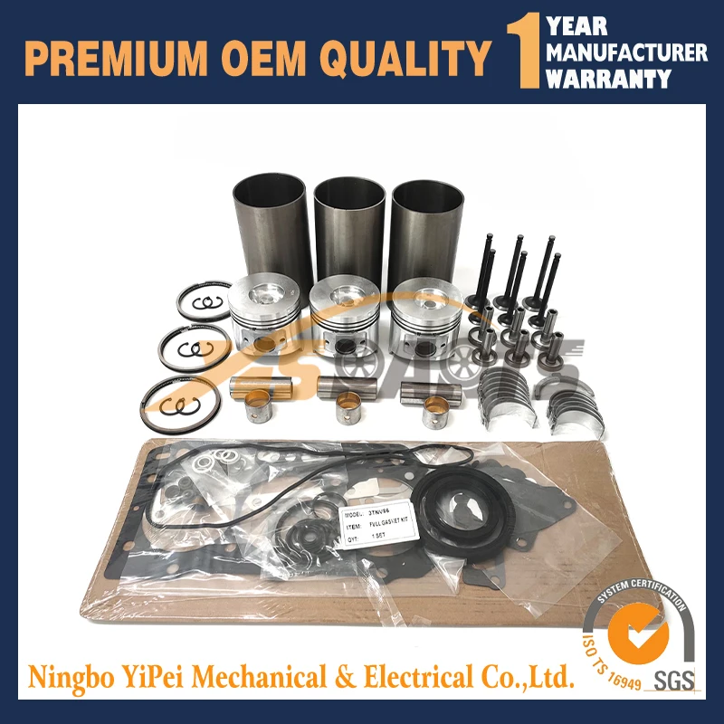 

3TNV86 Overhaul Rebuild Kit For Yanmar 3TNV86CT