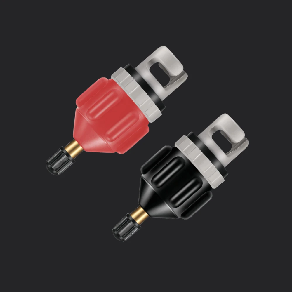 Staubdichter, verschleißfester Luftventiladapter für Ruderboote, aufblasbarer Nylon-Kajak-Pumpenadapter für SUP-Board-Boot-Luftventiladapter