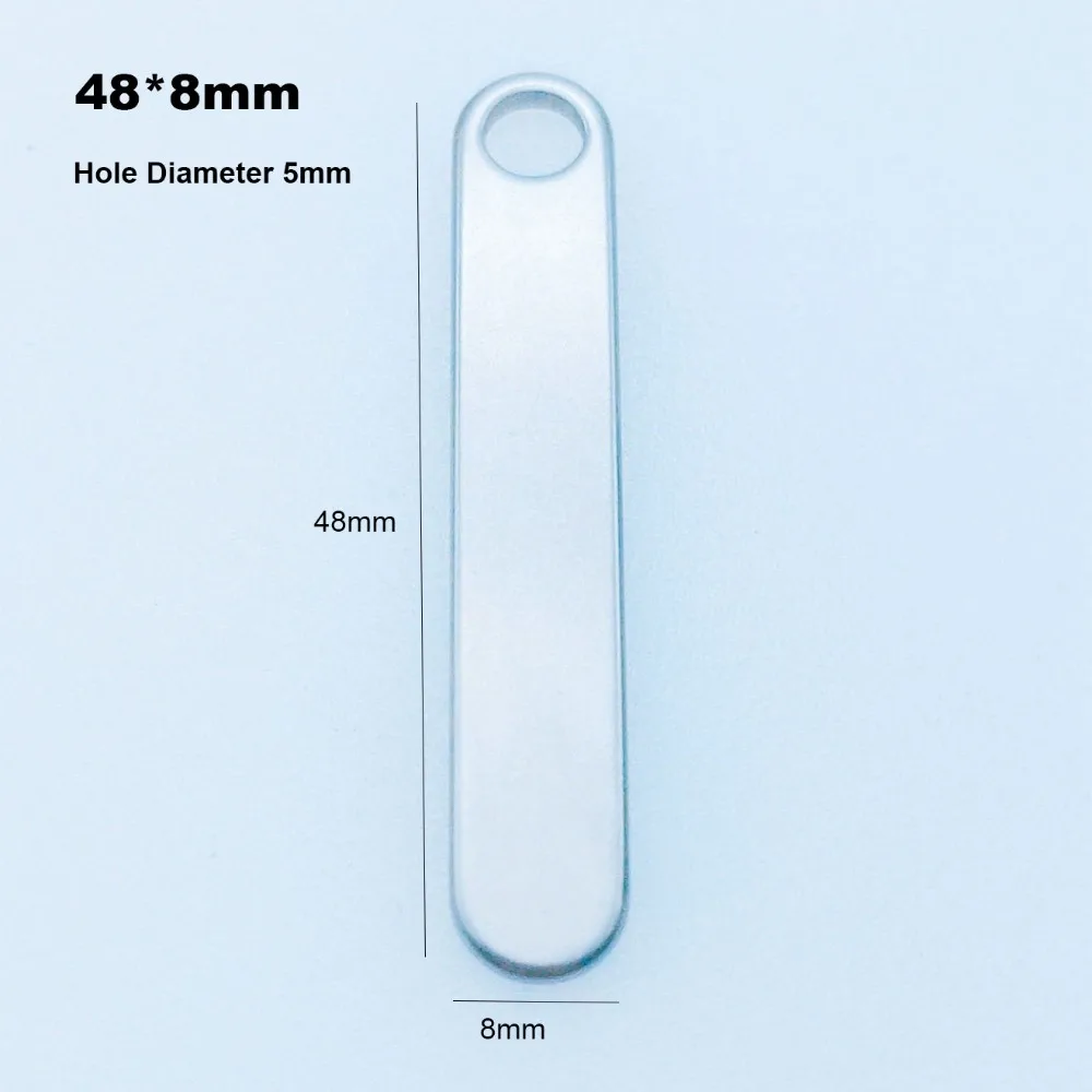 Мини-поглоска из титановой пластины, 10 стилей, многофункциональный пустой брелок с защитой от потери, веревка, аксессуары из паракорда, именная бирка, брелок