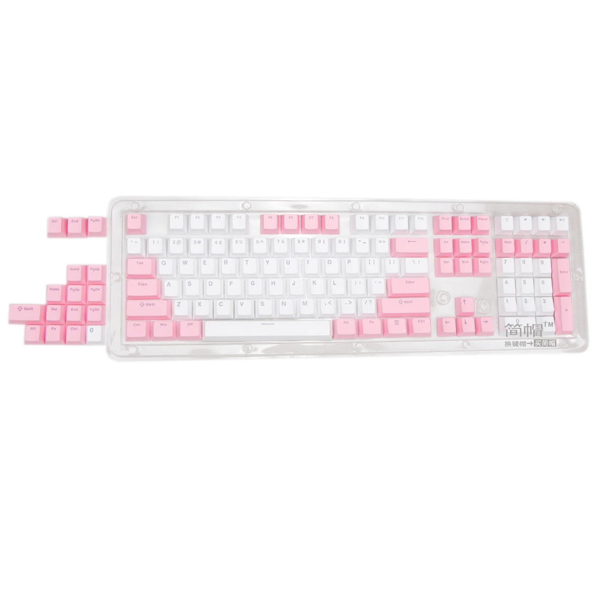 Cherry Original Height/PBT Transparent Keycap Mechanical Keyboard 75ROG Daredevil Ranger 98wooting60he