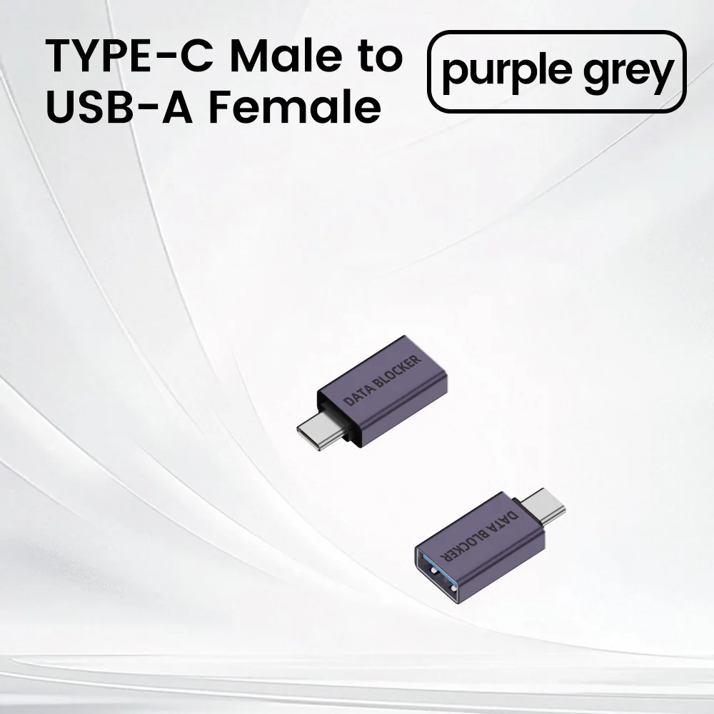 USB A/C male naar USB A/C Female Data Blocker Anti Hacking Charge Adapter Anti Privacy Lek converter voor laptop mobiele telefoons