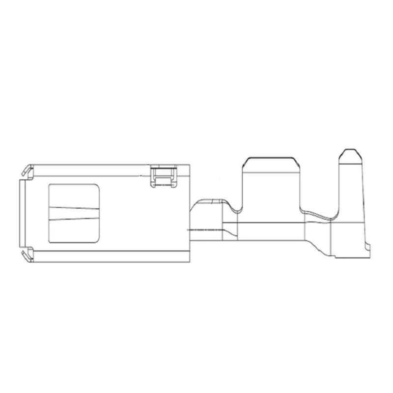 

200PCS Original genuine connector 1928498806 BOSCH BTC 2.8 / Terminal Sn / 1.5 - 2.5 mm²