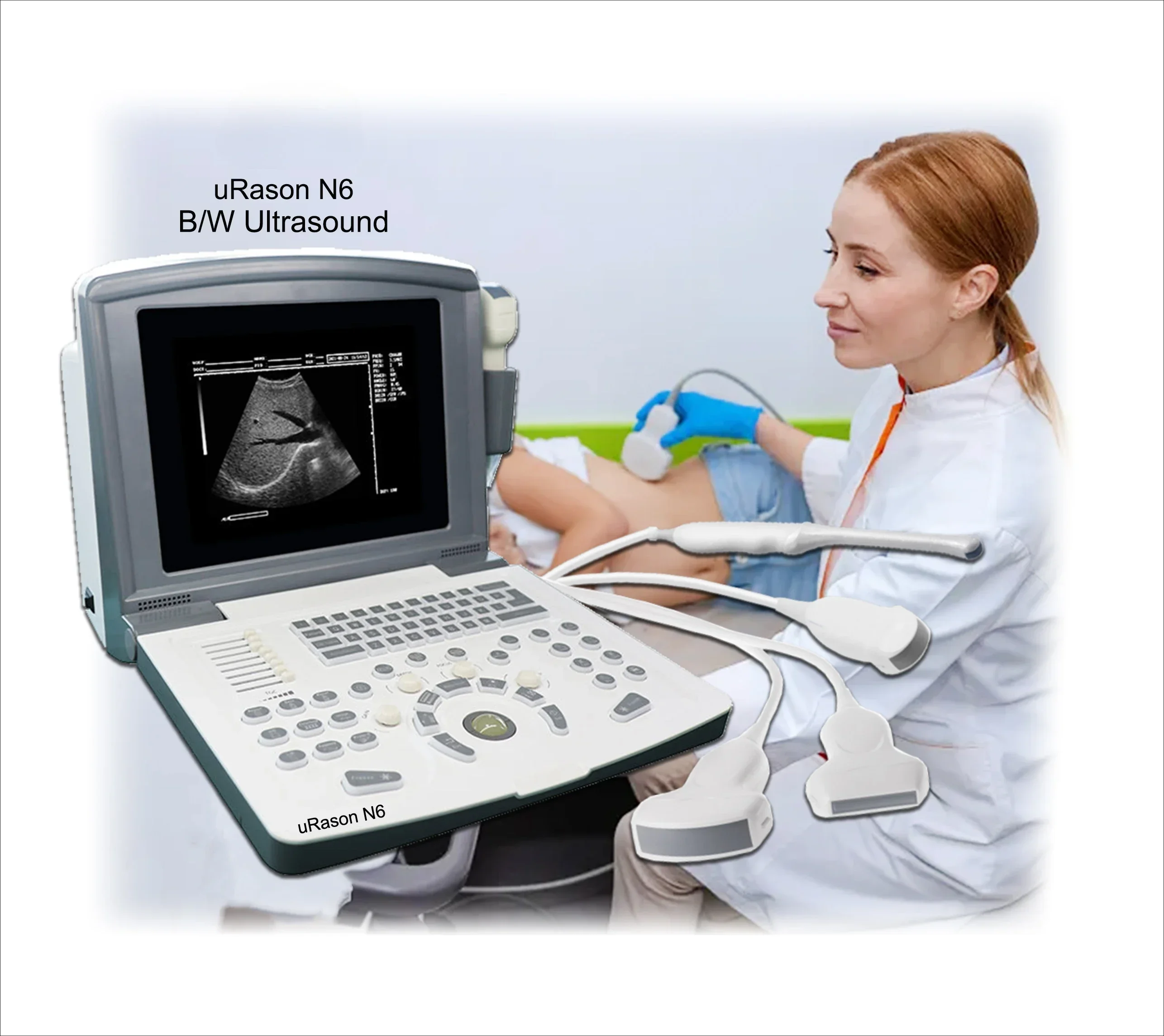 

N6 High Quality Doppler Ultrasound Digital Ultrasonic Diagnostic Imaging System B/W Portable Machine