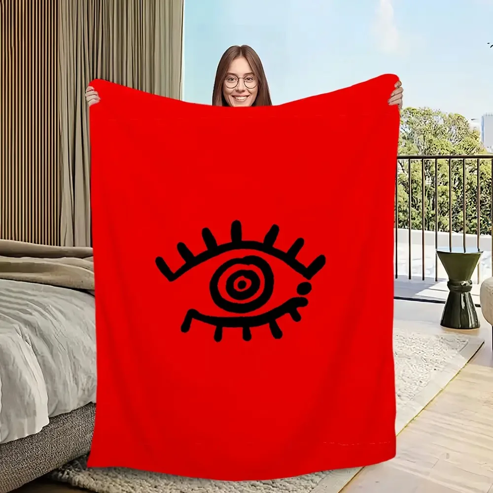 Customize Music Band F-Fuerza Regida Blanket Blanket for Couch Sofa Travel Home Hiking Picni Bed Beding Flannel Blanket birthday