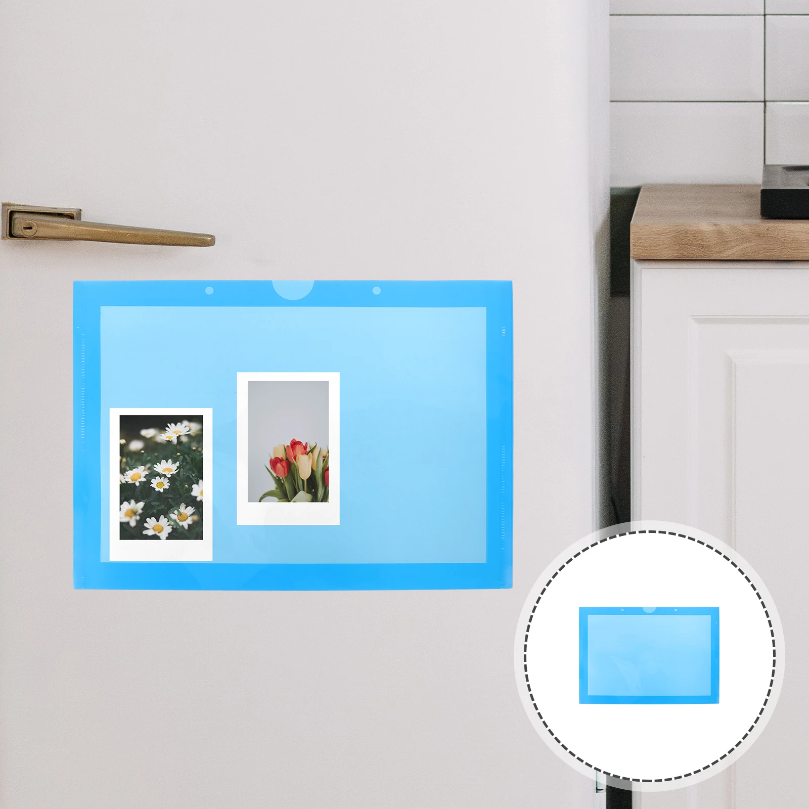 

Magnetic Photo Frame Hood Small Magnets Refrigerator Fridge Covers Picture Frames Horizontal Section