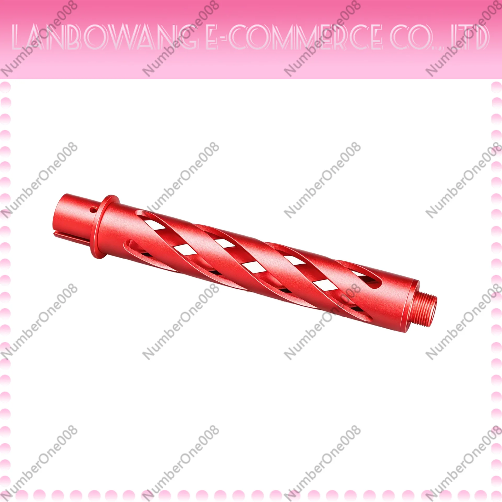 SQB Hollow Outer Tube Metal Color Lightweight Aviation Aluminum 14mm Interface Sports Equipment Accessory