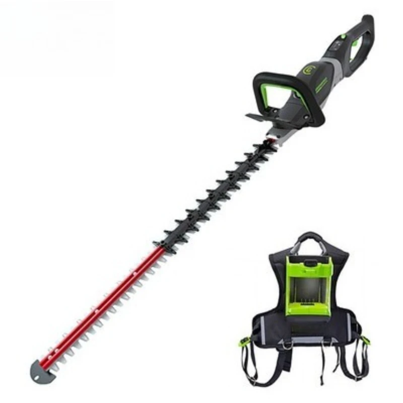 

82V Lithium Electric Hedge Trimmer Knapsack Battery Double Blade Tea Tree Trimmer
