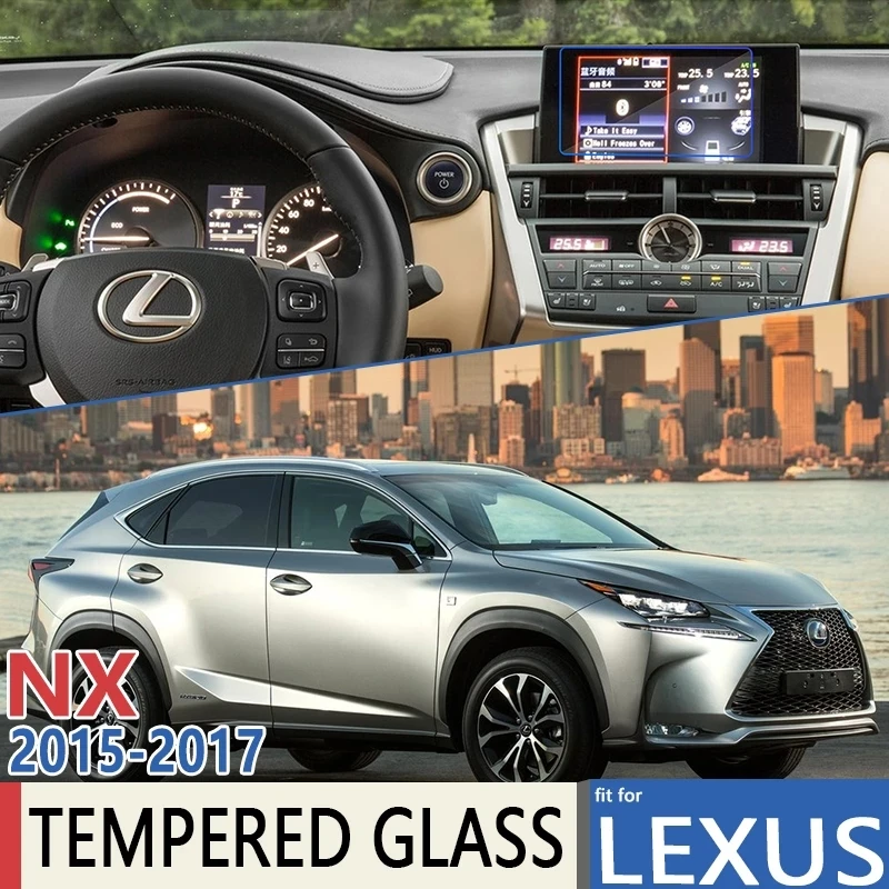 Per Lexus NX AZ10 200t 300h 2015 2016 2017 navigazione per Auto schermo GPS pellicola protettiva in vetro temperato accessori interni Auto