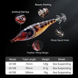 Fischerei und Lula künstlichen Haken, Leuchtköder, für Choco, Gyi, für das Meer, 5,8 g, 8,7 g, 10g 6 Hauptverkaufstabias Bass - №4