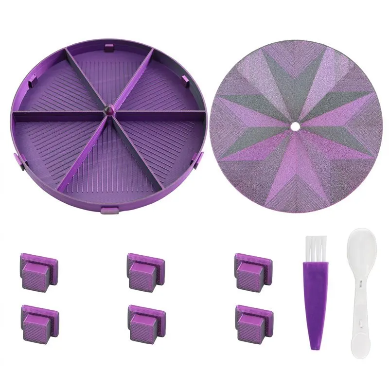 1 Set 6Pcs Diamond Painting Trays with Lids, DIY Diamond Art Tool Accessories, Perfect Gift for Diamond Painting Lovers view 2
