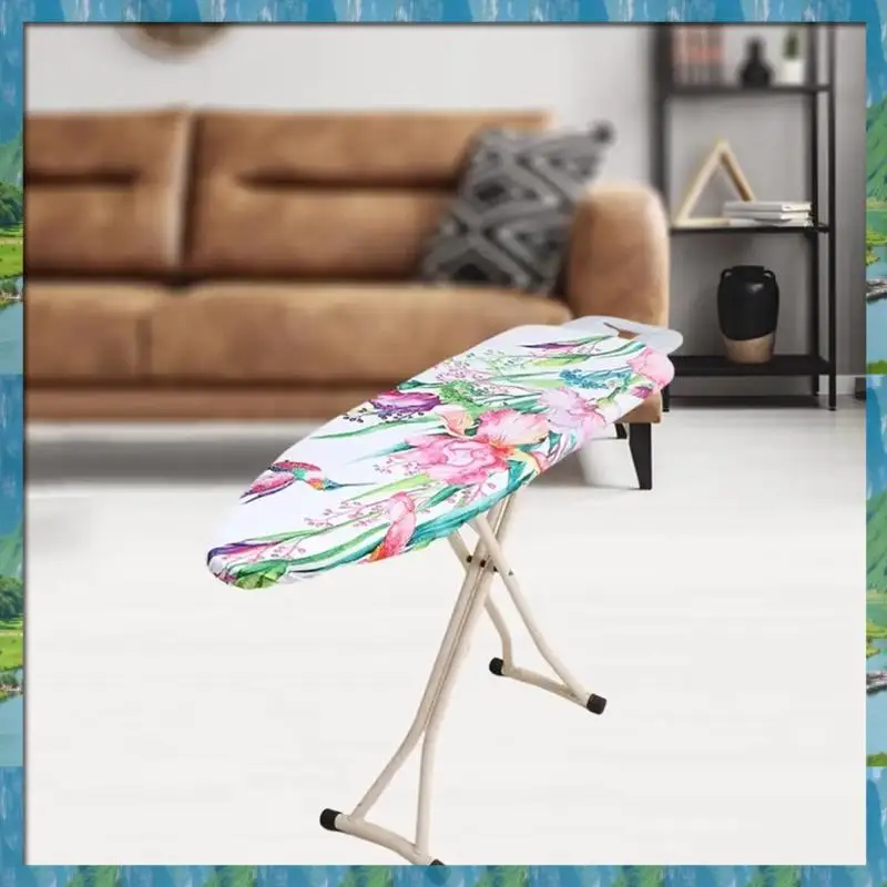 AB07 ГОРЯЧИЙ 140X50 СМ Spring Bird Series Цифровая печать Гладильная доска Крышка Теплоизоляция Полиэстер Подходит для большинства размеров