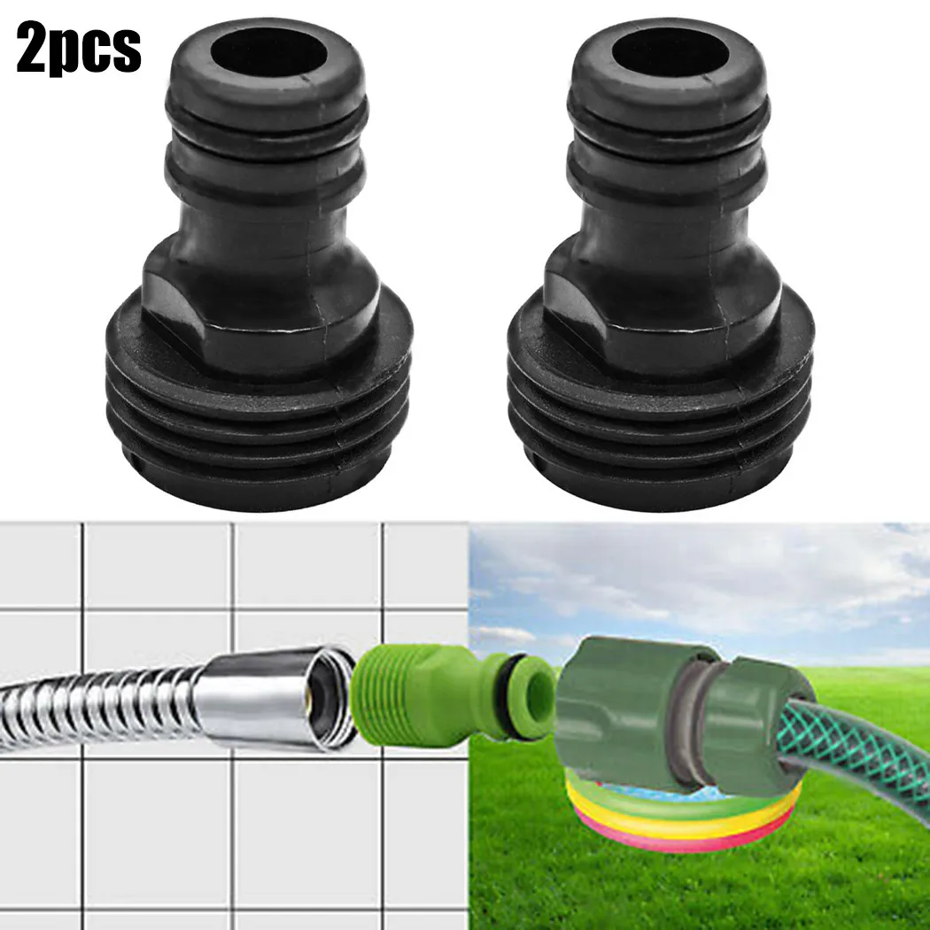 2 PCS Threaded Faucet Adapter 1/2BSP Garden Hose Quick Pipe Connector Accessories For Garden Watering Irrigation Equipments