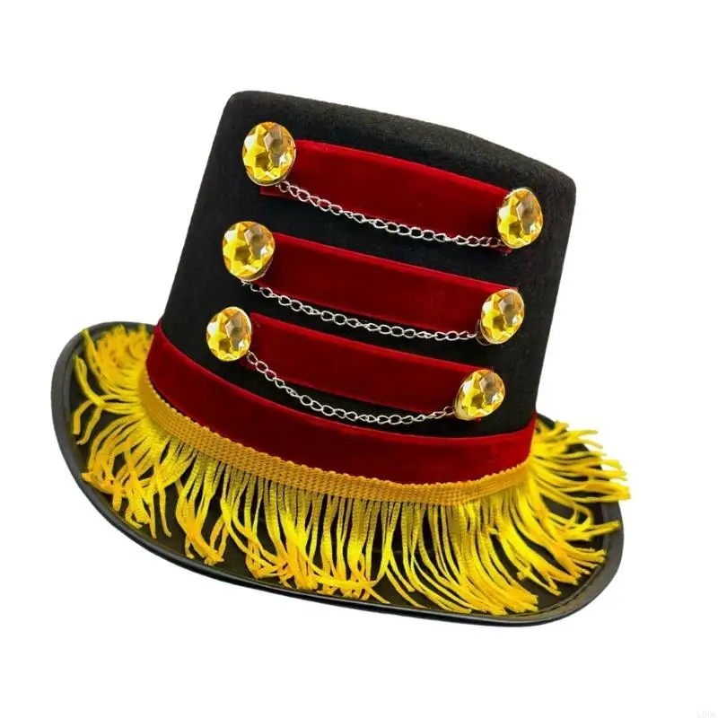 قبعة شطرنج الجاز قبعة شطرنج للعروض المسرحية قبعة للبالغين Y166 #3
