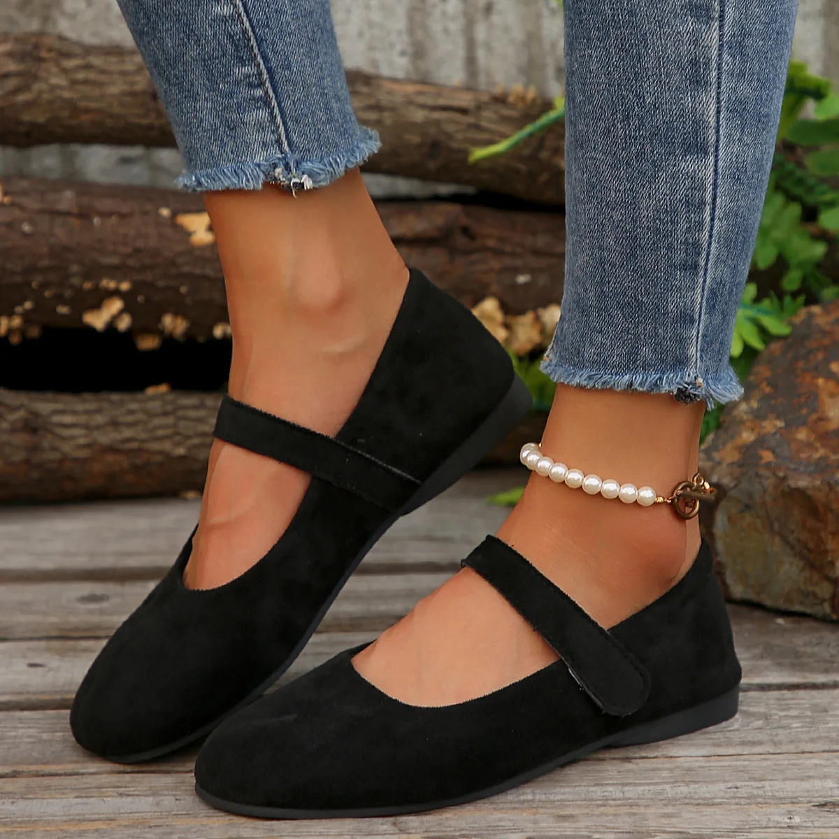Shoes Woman Flats Round Toe Casual Female Sneakers Dress Nurse Comfortable New Summer Solid Rubber PU Fabric Leisure Fretwork Ho image 2
