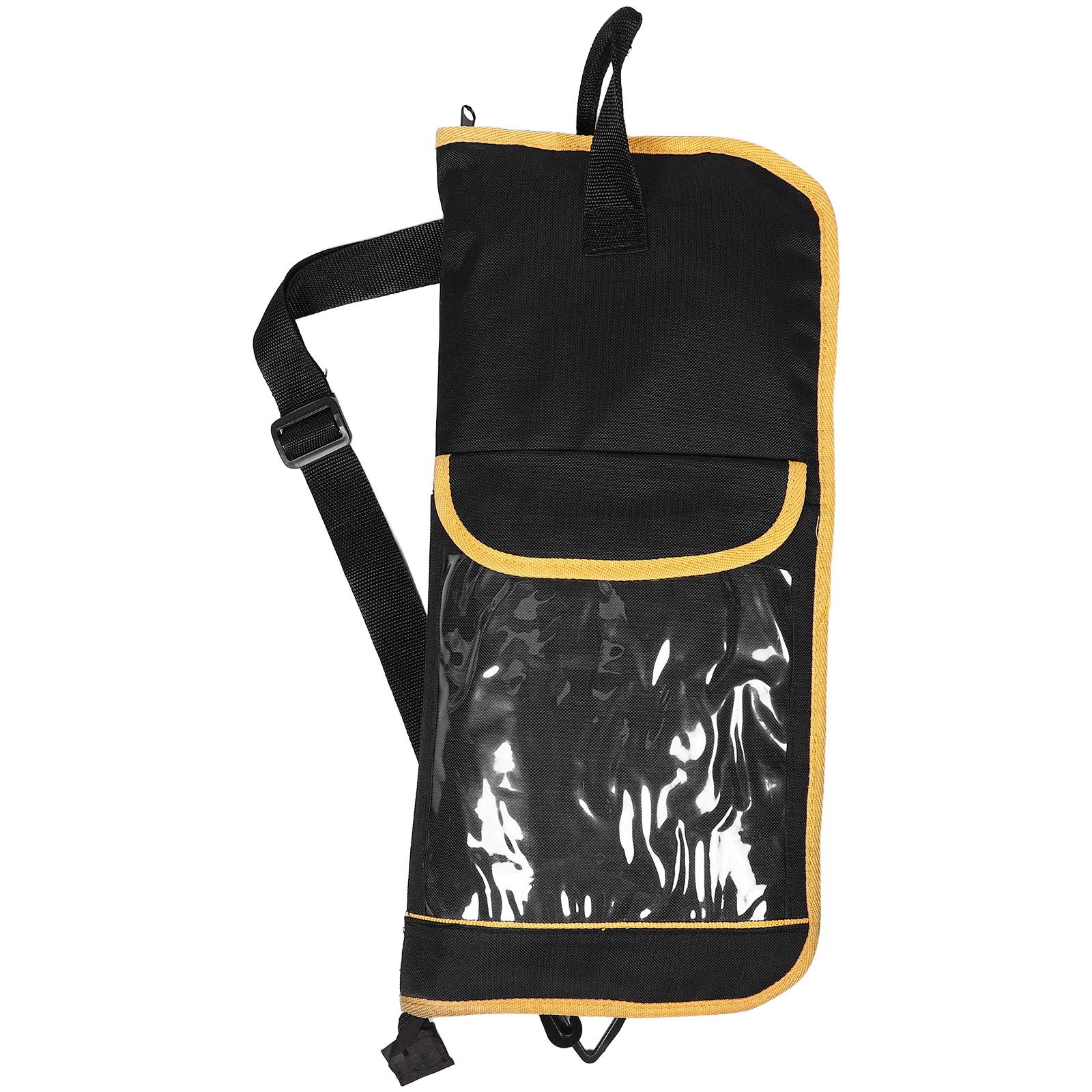 

Dumb Drum Waterproof Bag Drumsticks Storage Black Cloth Drummers Organizer Case