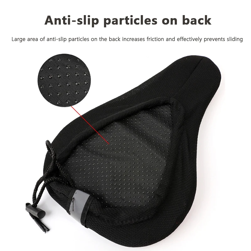 3D Gel Bicycle Seat Saddle Comfortable Foam Seat Cushion Pad Seat Cover Cycling Saddle Bicycle Accessories Bike Acessories