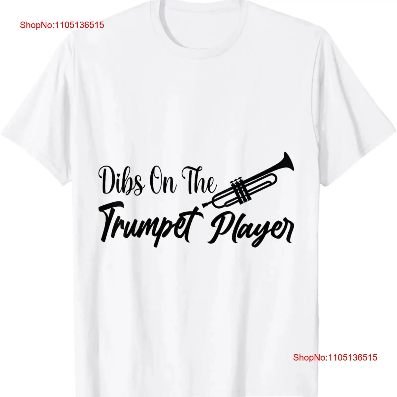 

Dibs On The Trumpet Player Funny Jazz Music Lover T Shirt vintage Washed Stylish Breathable Soft Versatile Casual fashion