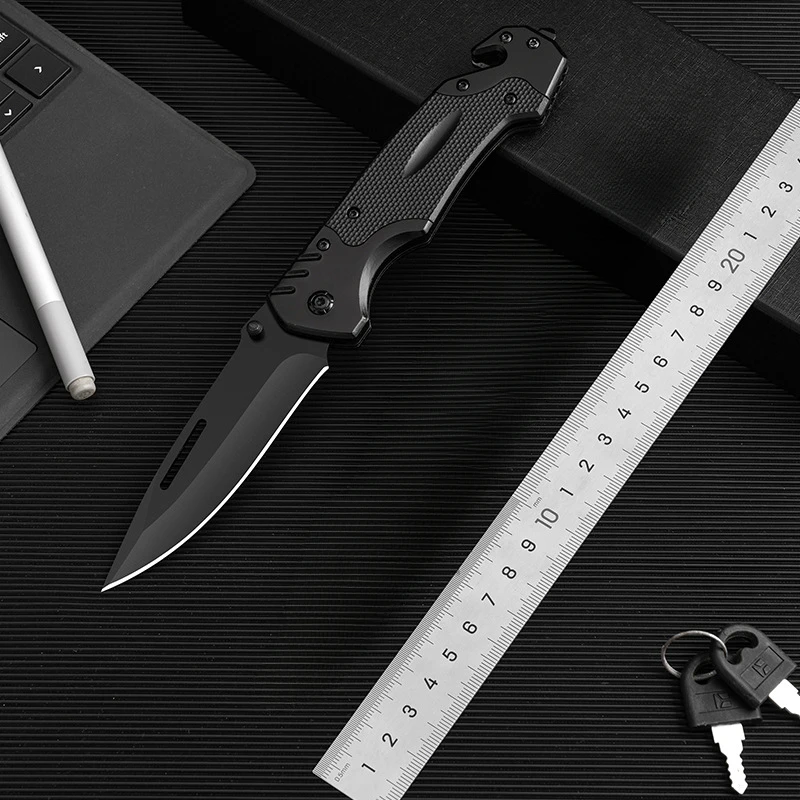 

Outdoor Portable Folding Knife, Stainless Steel Blade, Holiday Gift, Travel Camping Cutting Tool