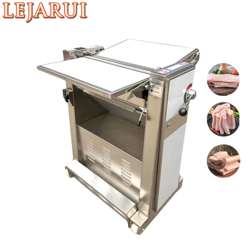 China Suppliers Pork Skin Cutting Removing Peel Peeling Processing Machine