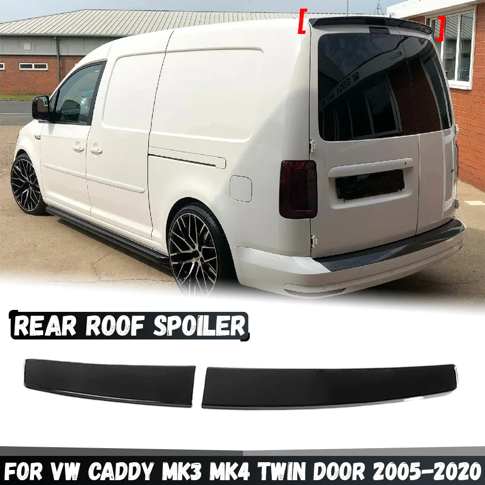 

Задний спойлер на крышу для Volkswagen VW Caddy 2K 2KN MK3 MK4 Panel Maxi Barn Door 2005-2020, накладка на багажник, обвес