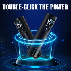Wireless Tattoo Machine Pen Dual Mode1600 MAh Stroke 3.5mm OLED Suitable for Professional Tattoo Artists Tattoo Supplies Supply