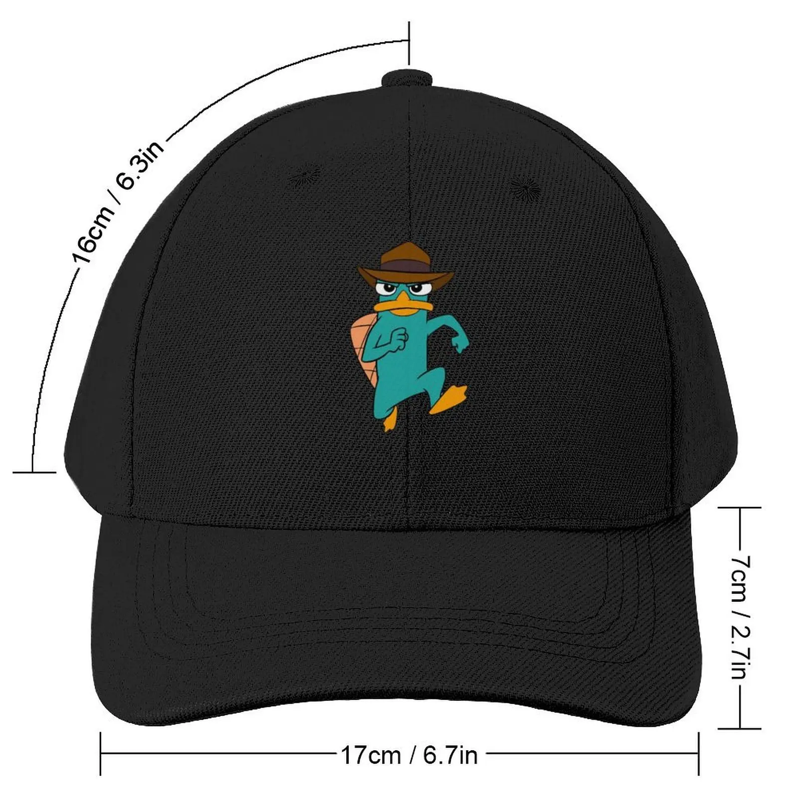 Agent Pperry the platypus Baseball Cap Luxury Hat Hat Beach Woman Men's