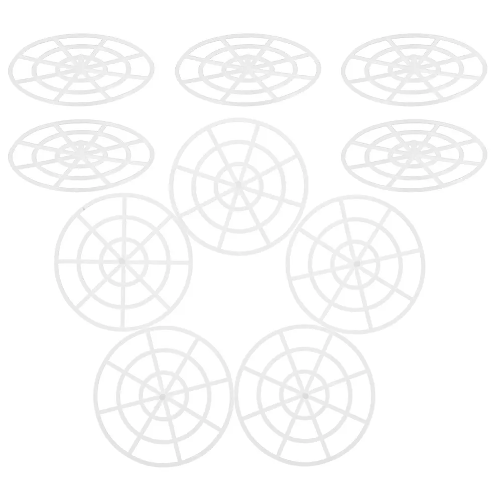 10Pcs Vegetable Press Pickles Jar Weight Plastic Mesh Fermentation Press Plate Kitchen Sauerkraut Pepper Pickling Tool - view 4