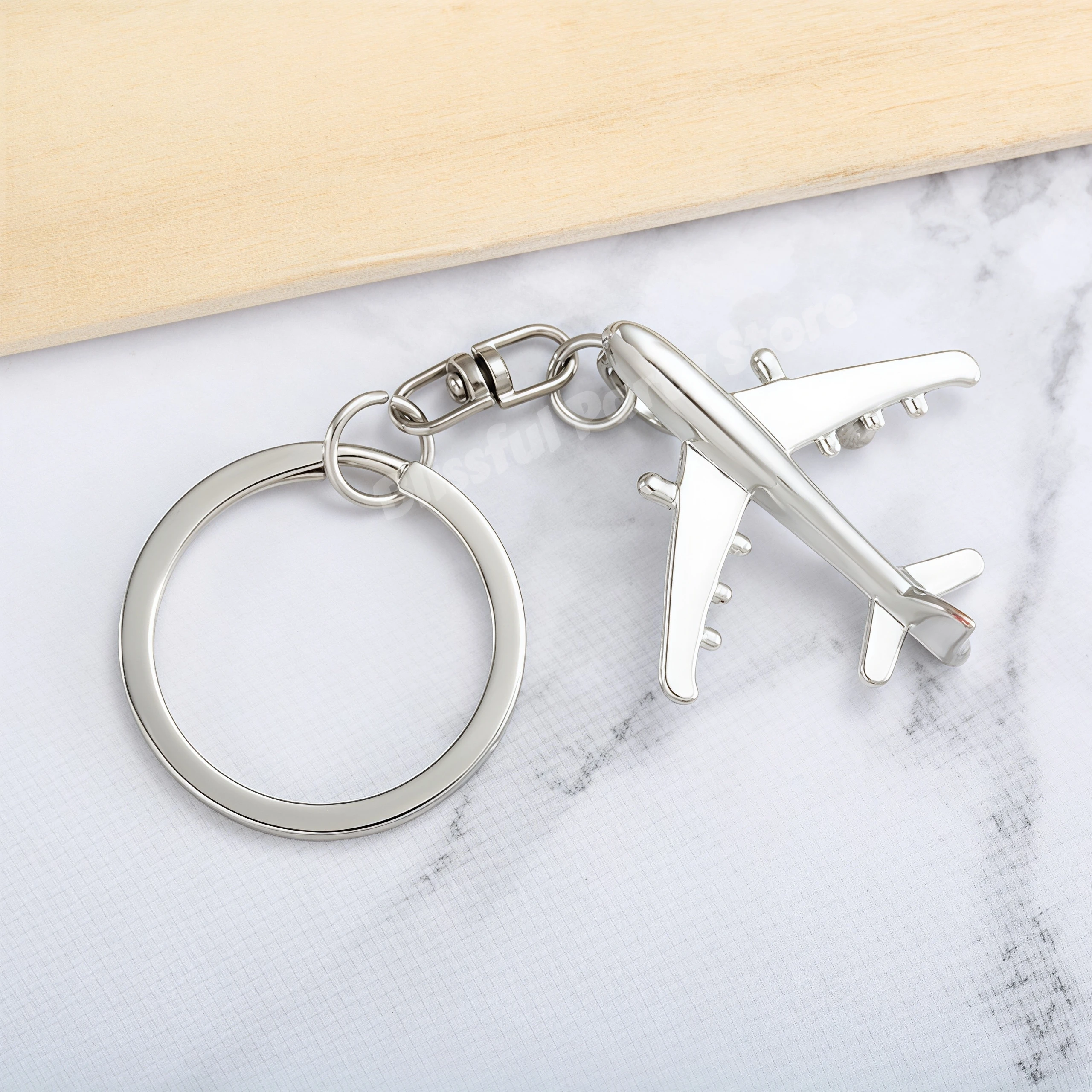 Body Jewelry Back - Creative Aircraft Keychain Simulation Aircraft Model