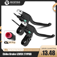 WUXING 271PDD Power-off Brake Lever with 2pin male Plug for Electric Scooter Electric Bike Right Left Brake Handle Parts