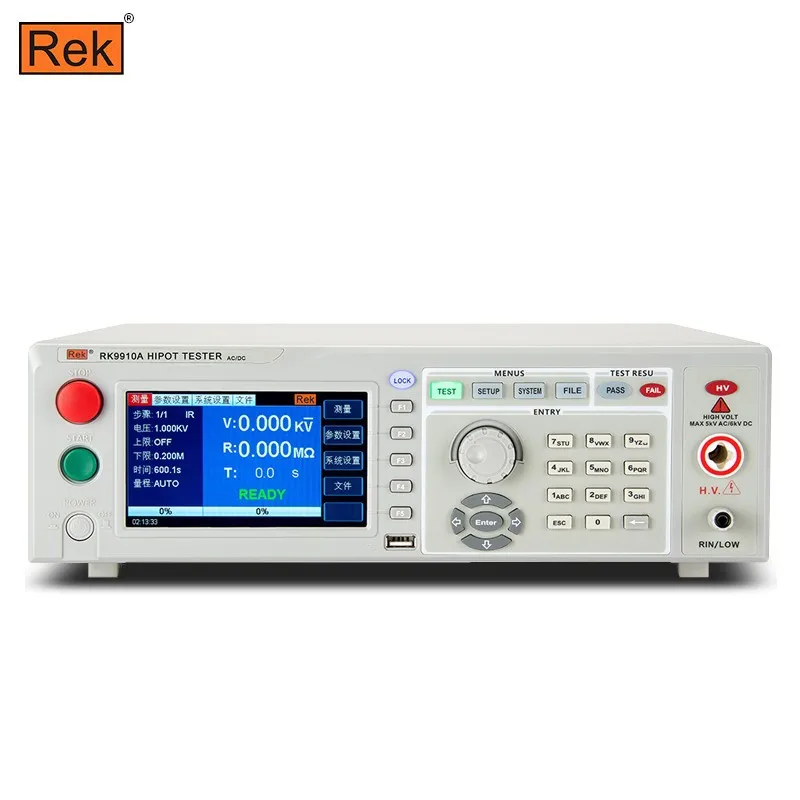

Merrick RK9910A AC and DC programmable withstand voltage tester 9920B AC withstand voltage safety testing instrument table