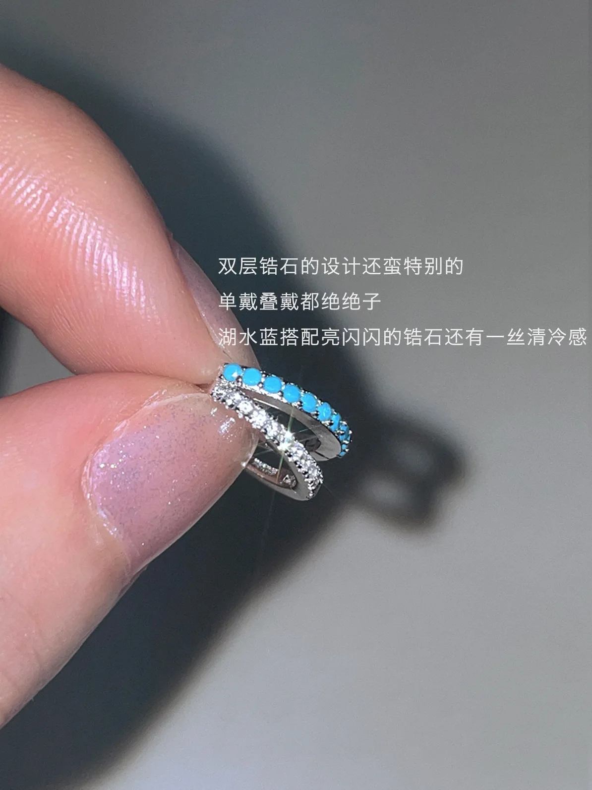 925 Sterling Silver Hot Sale Zircon hoop Earrings Simple Temperament Exquisite Hot Semale Sexy Jewelry Gift