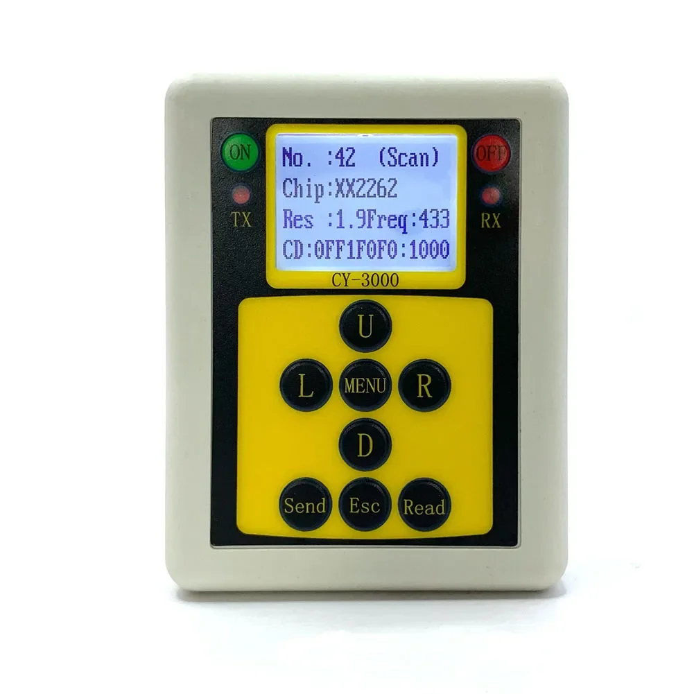 Handheld Remote Control Analyzer Frequency Meter Counter Decoder 315MHZ/433MHZ For Wireless Remote Control Equipment Receivers