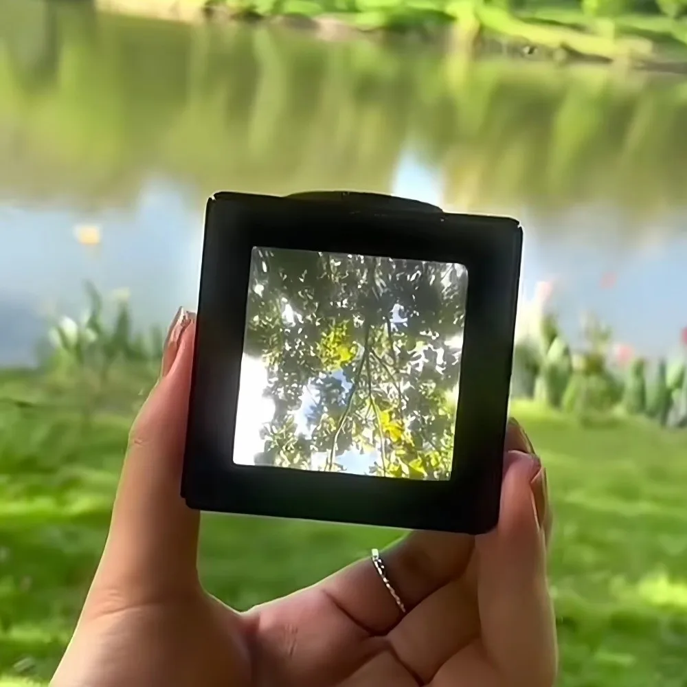 Mini Fresnel Lens Portable Viewfinder Frame Optical Lens Vintage Optical Viewfinder Handmade Waist Viewfinder Camera Accessories