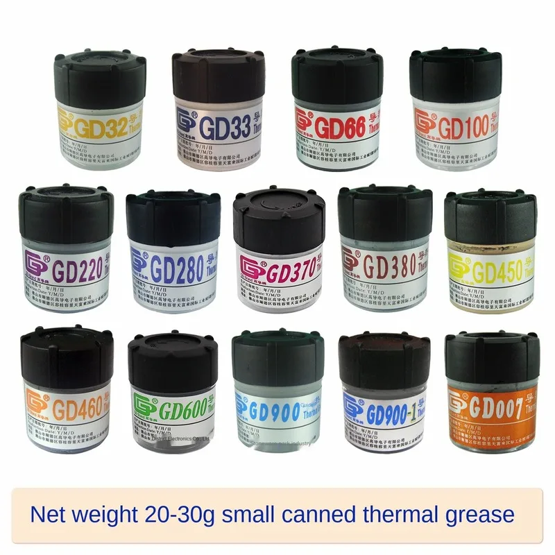 Pasta de grasa conductora térmica, disipador térmico de yeso de silicona para procesador de CPU BR7, 20/25/30g, envío directo