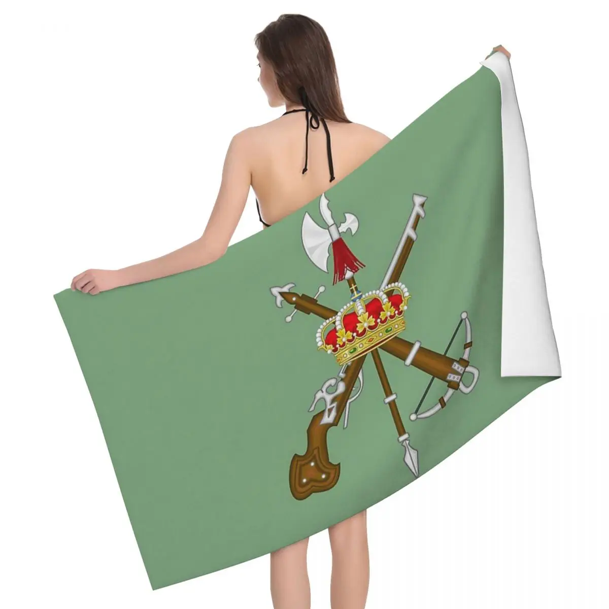 

Spanish Legion Beach Bath Towel Microfiber Spain Army Military Shower Sports Yoga Towels