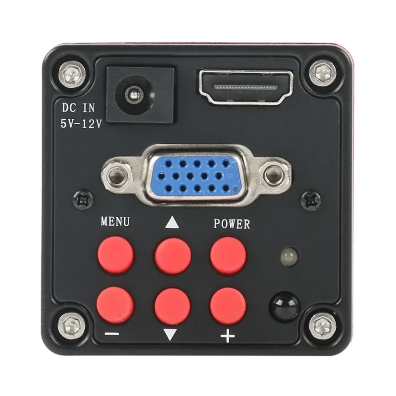 1080P HDMI VGA Industrial Video Digital Microscope Camera 130X Zoom C Mount Lens supporto a sbalzo per saldatura di riparazione PCB del telefono