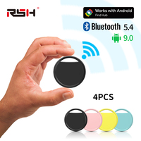 RSH 4PCS Skin-friendly Locator for Android Tag Work With Google Find Hub Dog Key Finder Cat Tracker for Xiaomi Samsung
