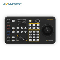 2025 Avmatrix PKC3000 Metal Housing 4D Joystick PTZ Camera Keyboard Controller for PTZ Conference