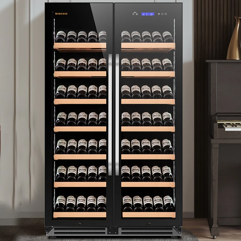 Jiufu Custom Wine Cellar Double Temperature Home Wine Cabinet Luxury Glass Slim Wine Refrigerator