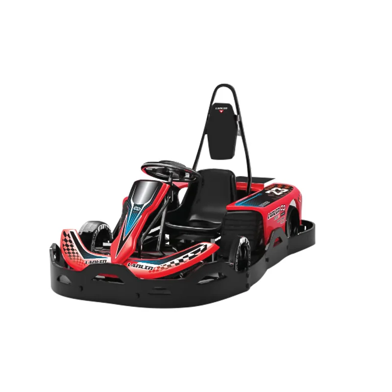 Kids Electric Cart Race Go-kart Single Seat Brush Motor Go Karting For Young Children Electric Go kart