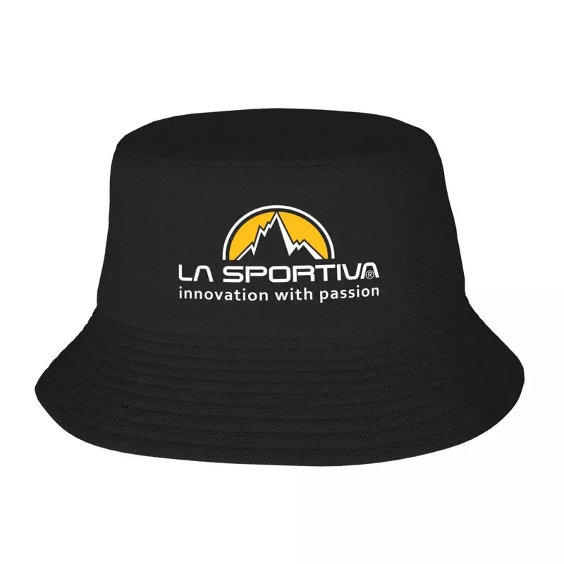 Custom La Sportiva Bucket Hat for Men Women Printed Summer Travel Beach Outdoor Fishing Cap