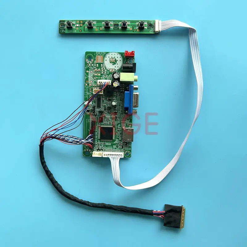 

For LTN101NT07-801 LTN101NT08-W01 VGA HDMI-Compatible 1024x600 40Pin LVDS Laptop Panel 10.1" 58C Controller Driver Board Kit DIY