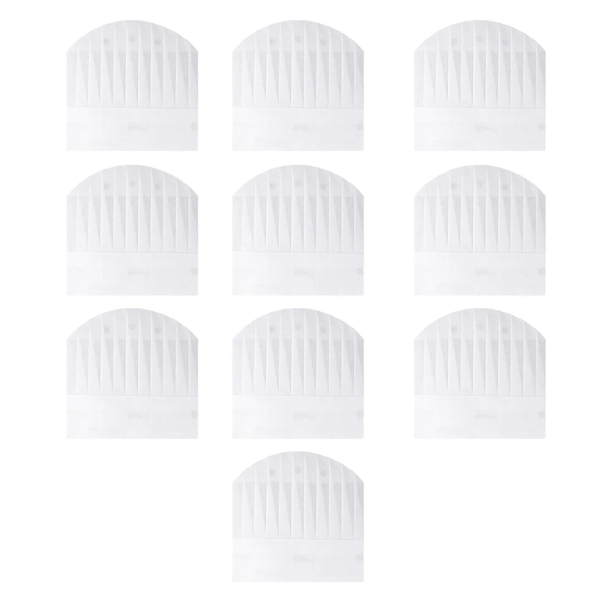 

20pcs Non Woven Chef Hats Disposable Lightweight One Size For Adults Cooking Baking Kitchen Restaurant Use Soft Headwear Chefs