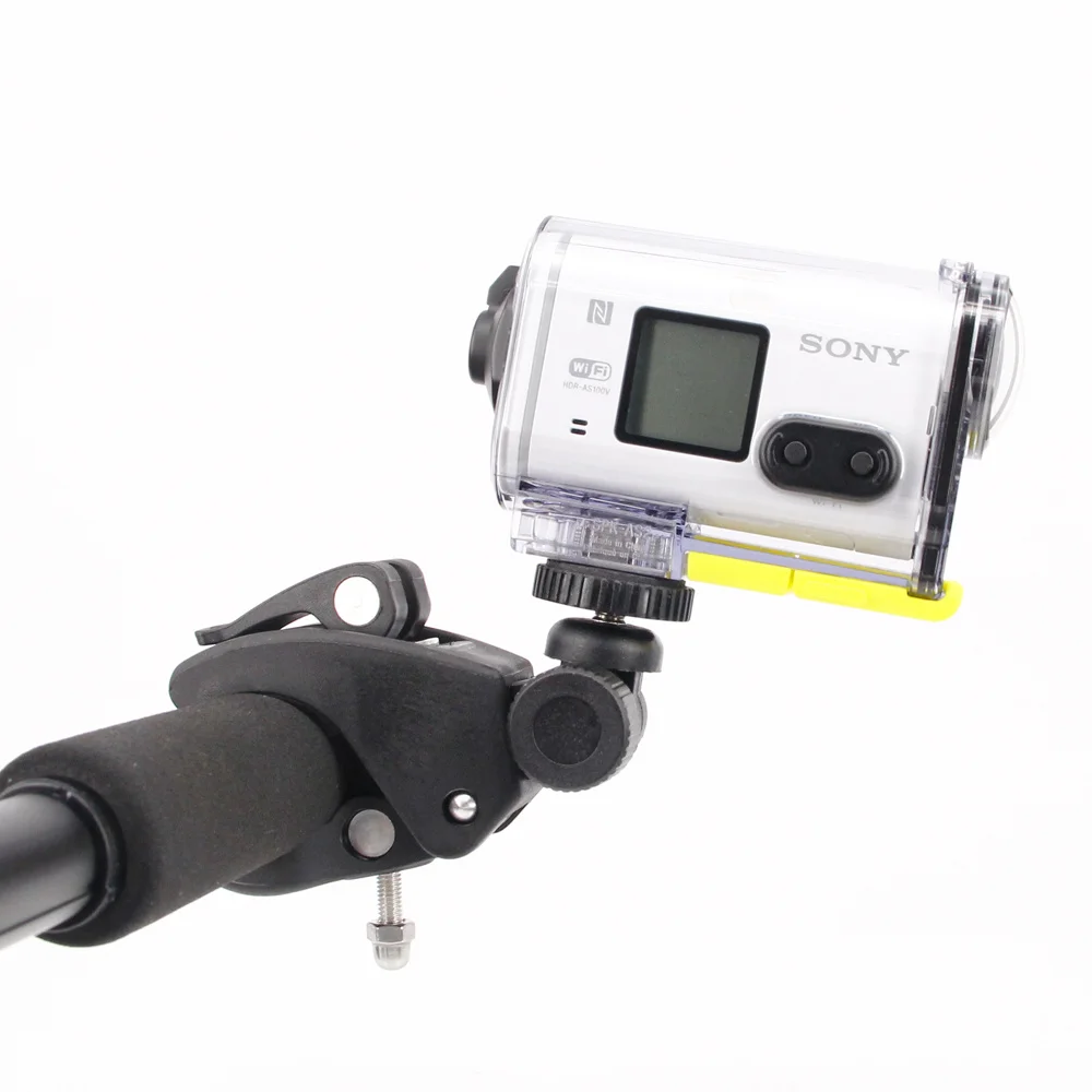 Спортивная камера, крепление на рулонную планку, держатель для камеры для велосипеда, многоугольный для камеры Canon, Nikon, Sony и GPS и т. д.