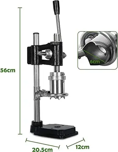 

Kolice Stainless Steel Manual Coconut Opener 220V Green Effort Saving Hand Commercial Home Use Hole Opening Machine Casting Base