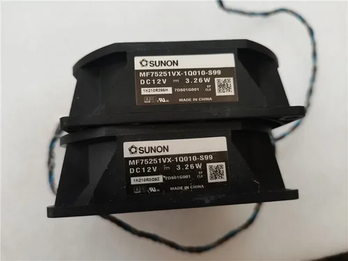 Imagen 2 del producto VENTILADOR PARA SUNON MF75251VX-1Q010-S99 7D901G001 3,26 W EF75251B1-Q020-S99 12 V 2,52 W 7525 75X75X25MM funda de proyector ventilador de refrigeración axial